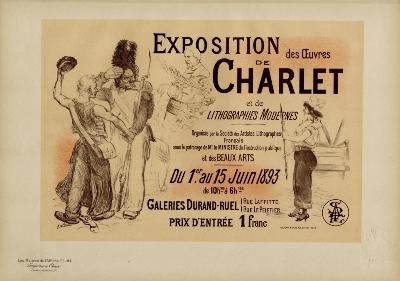 WILLETTE Adolphe - Exposition des oeuvres de CHARLET