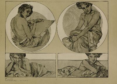 MUCHA - FIGURES DECORATIVES