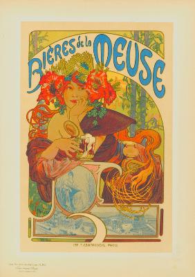 MUCHA - BIERES de la MEUSE