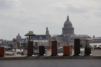 Le Panthéon, l’église Saint-Étienne-du-Mont et la coupole de la Sorbonne