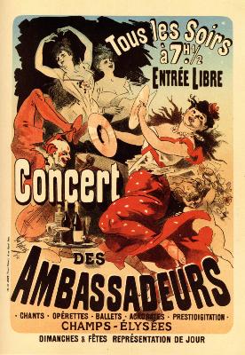 Jules CHERET - Concert des AMBASSADEURS