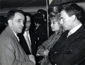 Jacques CANETTI, Brigitte BARDOT, Jean-Louis TRINTIGNANT