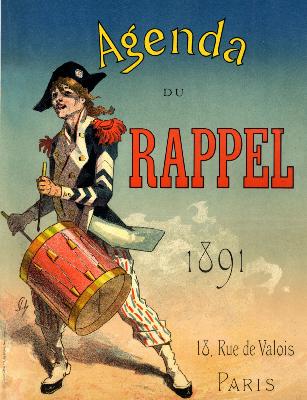 Jules CHERET (1836-1932) - Agenda du journal "RAPPEL"