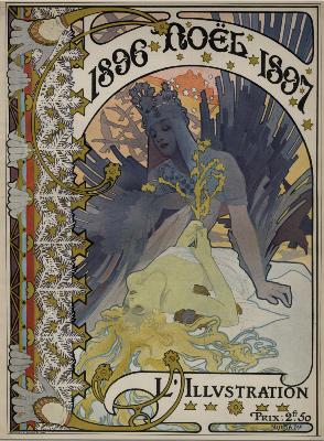 ALPHONSE MUCHA - 1896 NOËL 1897