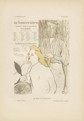 TOULOUSE-LAUTREC (1864-1901) - "Le Théâtre Libre"