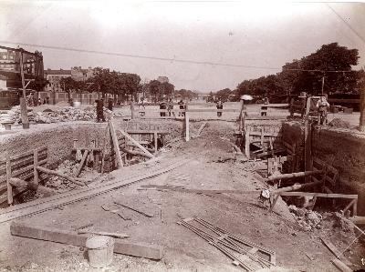 PARIS - CONSTRUCTION DU METRO - 7 juillet 1902